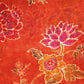 Red Floral Print Cotton Mulmul Fabric GT-25420