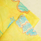 Yellow Floral Print Cotton Mulmul Fabric GT-25422