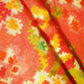 Orange & Multicolor Abstract Print Cotton Mulmul Fabric GT-25428