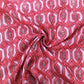 Red Geometrical Print Cotton Mulmul Fabric GT-25431