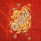 Dark Red Floral Print Cotton Mulmul Fabric GT-25432