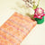 Orange & Multicolor Stripes Print Cotton Mulmul Fabric GT-25438