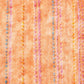 Orange & Multicolor Stripes Print Cotton Mulmul Fabric GT-25438