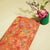 Orange & Multicolor Floral Print Cotton Mulmul Fabric GT-25439