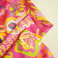 Magenta Abstract Print Cotton Mulmul Fabric GT-25440