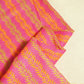 Magenta & Orange Floral Print Cotton Mulmul Fabric GT-25441