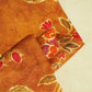Brown Floral Print Cotton Mulmul Fabric GT-25442