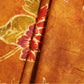 Brown Floral Print Cotton Mulmul Fabric GT-25442