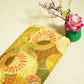 Green Abstract Print Cotton Mulmul Fabric GT-25448
