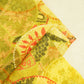 Green Abstract Print Cotton Mulmul Fabric GT-25448