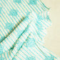 White & Stripes Print Cotton Mulmul Fabric GT-25451