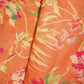 Peach Pink Floral Print Cotton Mulmul Fabric GT-25454