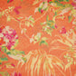 Peach Pink Floral Print Cotton Mulmul Fabric GT-25454