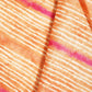 Orange & Multicolor Stripes Print Cotton Mulmul Fabric GT-25463