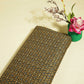 Brown and Grey Geometrical Print Cotton Mulmul Fabric GT-25465