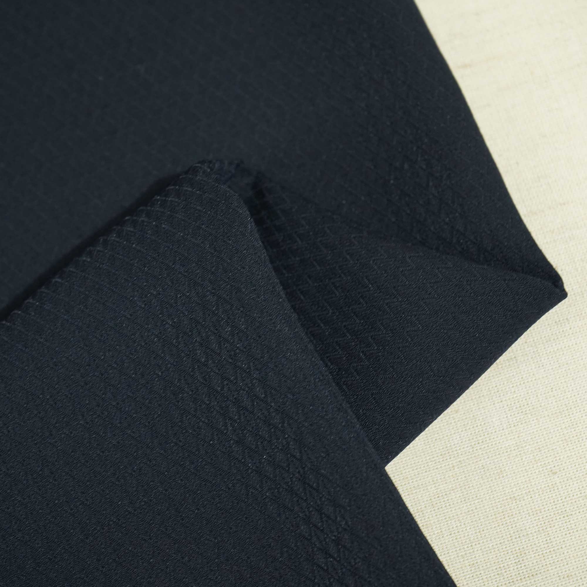 Navy Blue Geometrical Solid Print Suiting Fabric SE-25492