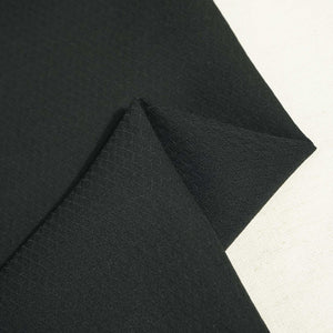 Black Geometrical Solid Print Suiting Fabric SE-25494