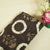 Brown Handblock Print Cotton Fabric CG-25500