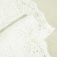White Dyeable Schiffli on Border Cotton Fabric AF-25504