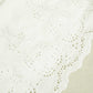 White Dyeable Schiffli on Border Cotton Fabric AF-25504