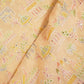 Peach Thread Sequins Embroidery Organza Fabric GT-25508