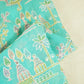 Blue Thread Sequins Embroidery Organza Fabric GT-25509