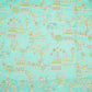 Blue Thread Sequins Embroidery Organza Fabric GT-25509
