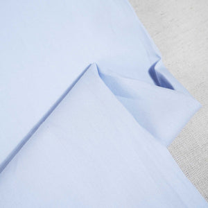 Ice Blue Solid Poplin Fabric SI-25511