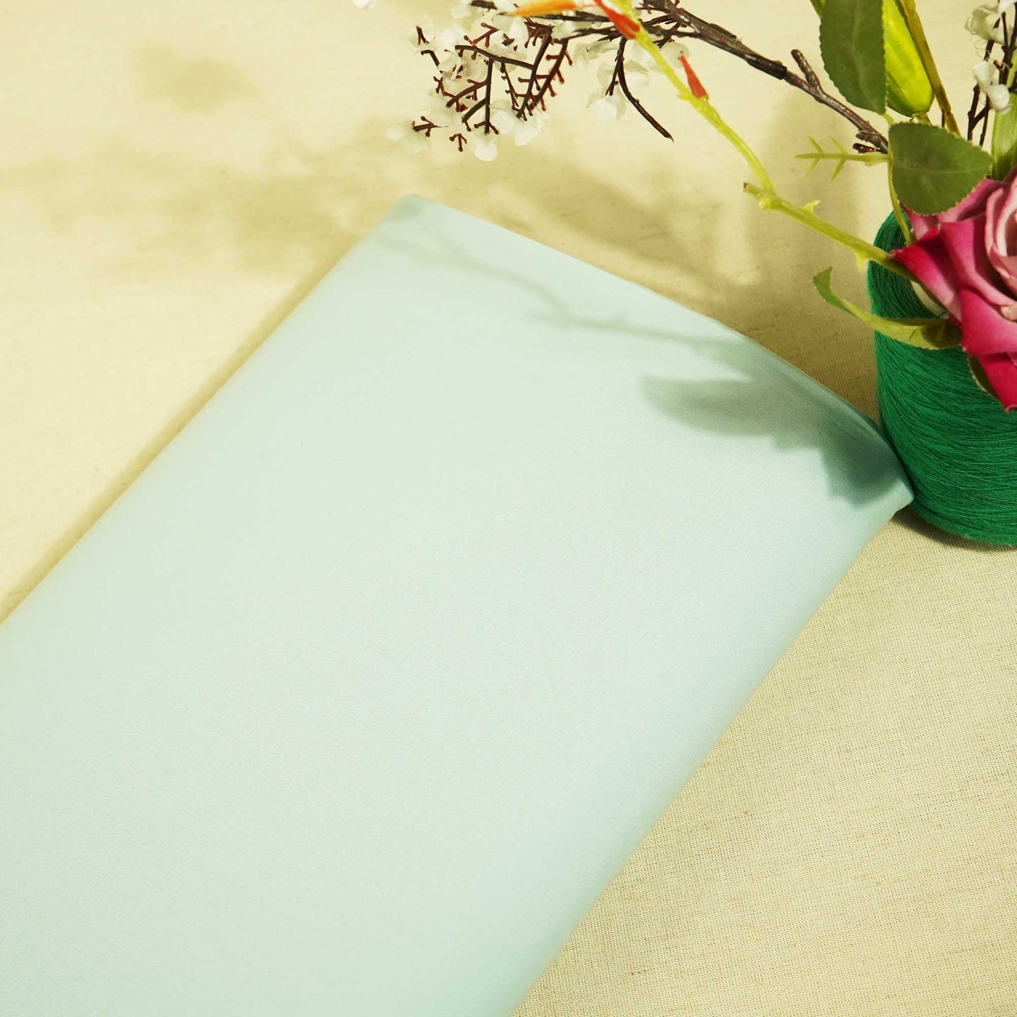Sea Green Solid Poplin Fabric SI-25513
