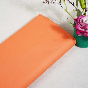 Peach & Orange Solid Poplin Fabric SI-25515