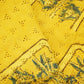 Mustard Yellow Ajrakh Print Cotton Schiffli Fabric CG-25530