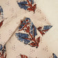 Beige Ajrakh Print Cotton Schiffli Fabric CG-25535