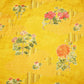 Mustard Yellow Ricebeads Embroidery Cotton Linen Fabric GT-25547