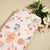 Baby Pink Floral Cutdana Embroidery Cotton Linen Fabric GT-25851
