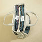 Grey & Multicolor Ikkat Print Cotton Jacquard Bag AK-25853