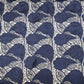 Indigo Floral Crochet Cotton Denim Fabric AF-25861
