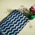 Indigo Handblock Hakoba Border Cotton Fabric CG-25868