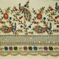 White Cutdana and Thread Embroidery Dyeable Cotton Fabric MTF-25876