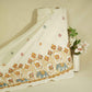 White Cutdana and Thread Embroidery Dyeable Cotton Fabric MTF-25879