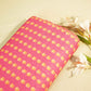 Pink Floral Print Linen Fabric MTF-25892