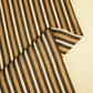Brown Stripes Print Linen Fabric MTF-25894