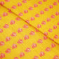 Yellow Floral Print Linen Fabric MTF-25896