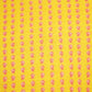 Yellow Floral Print Linen Fabric MTF-25896