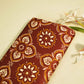 Brown Floral Print Modal Satin Fabric MTF-26492