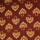 Brown Floral Print Modal Satin Fabric MTF-26493