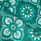 Green Floral Print Modal Satin Fabric MTF-26494