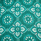 Green Floral Print Modal Satin Fabric MTF-26494