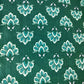 Green Floral Print Modal Satin Fabric MTF-26495