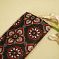 Black Floral Print Modal Satin Fabric MTF-26496
