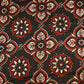 Black Floral Print Modal Satin Fabric MTF-26496